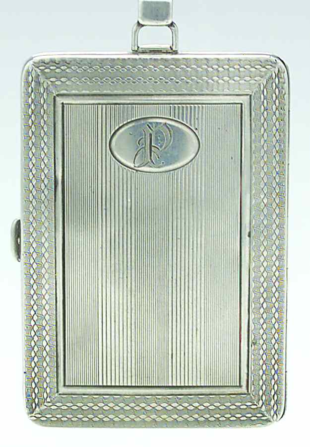 Sterling Hollowware Calling Card Case by Elgin-1