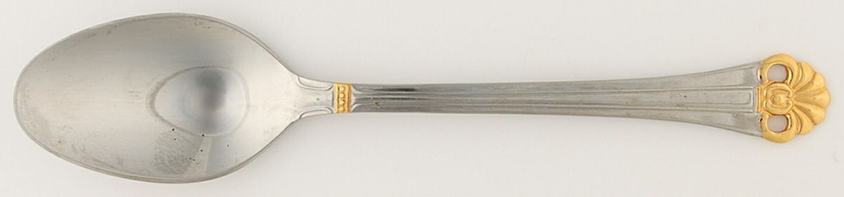 Gothic Gold (Stainless) Place/Oval Soup Spoon by Estia-1
