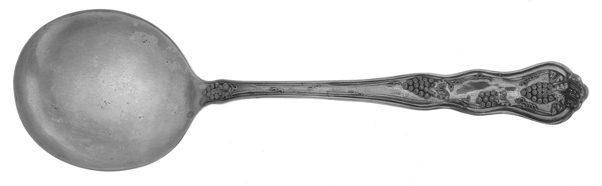 ELG1 (SILVERPLATE) Round Bowl Soup Spoon (Gumbo) by Elgin-1