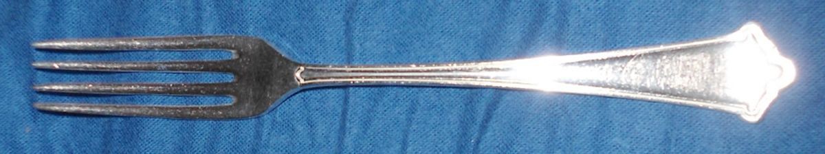 Trefoil (Silverplate) Fork by Elkington-1