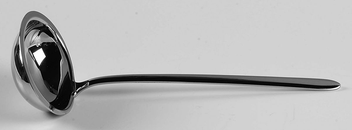 Alaska (Stainless) Solid Soup Ladle by Eternum-1