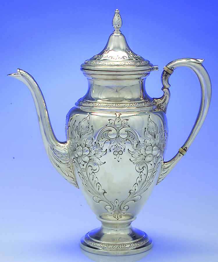 Champlain (Sterling, Hollowware) Coffee Pot by Ellmore-1