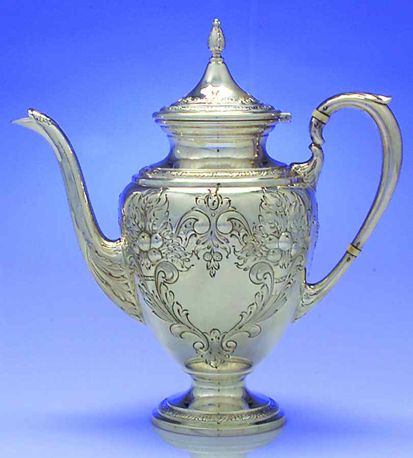 Champlain (Sterling, Hollowware) Teapot by Ellmore-1