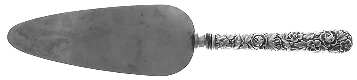 ELM1 (STERLING) Pie Server with Silverplate Blade by Ellmore-1