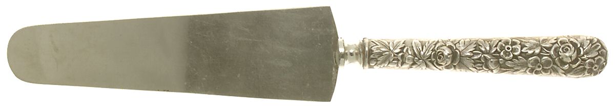 ELM1 (STERLING) Cake Knife with Silverplate Blade by Ellmore-1