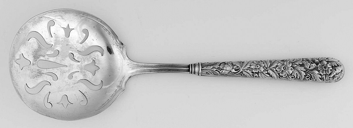 ELM1 (STERLING) Tomato Server with Silverplate Blade by Ellmore-1