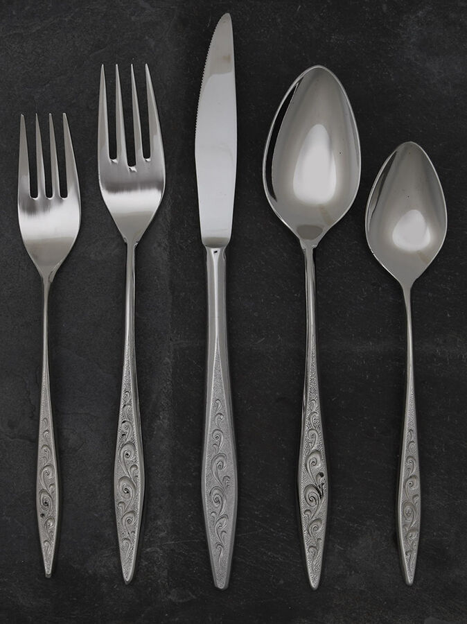 EVS36 (STAINLESS) 5 Piece Place Setting by Everbrite Stainless-1