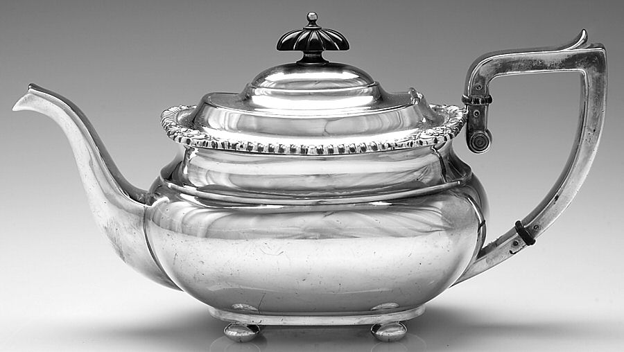 210 (Silverplate, Hollowware) Teapot by EG  Webster-1