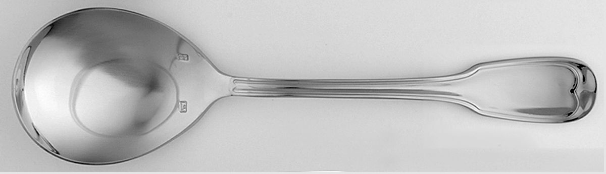 Louvre (Stainless) Solid Salad Serving Spoon by Eternum-1