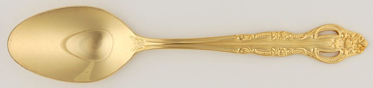 ESI13 (Gold Electroplate) Place/Oval Soup Spoon by Estia-1
