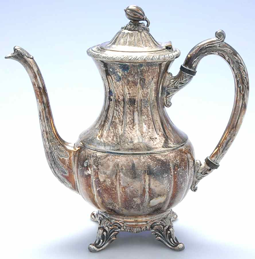 275F (Silverplate, Hollowware) Silverplate Coffee Pot by English Silver Mfg Co.-1