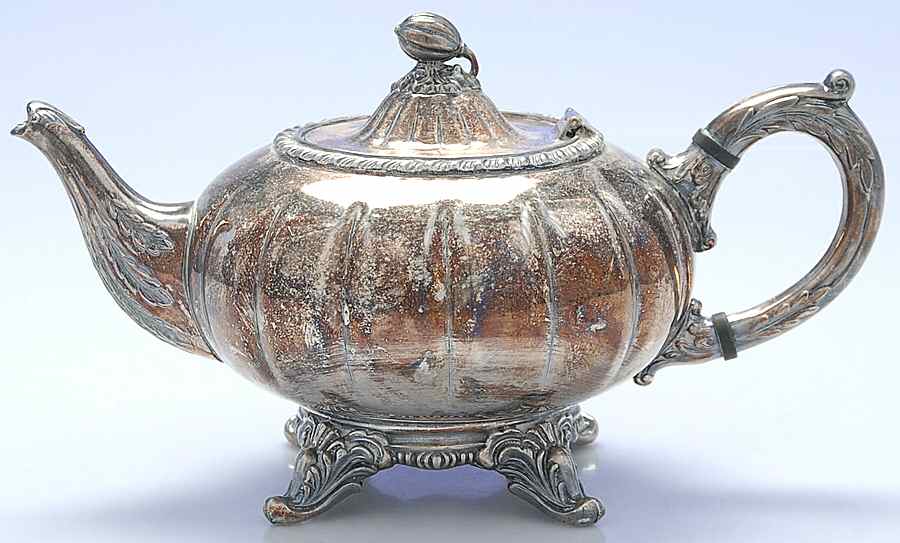275F (Silverplate, Hollowware) Teapot by English Silver Mfg Co.-1