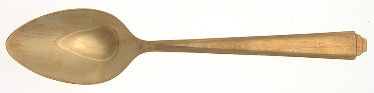 ENS4 (Gold Electroplate) Teaspoon by Englishtown Crafts-1