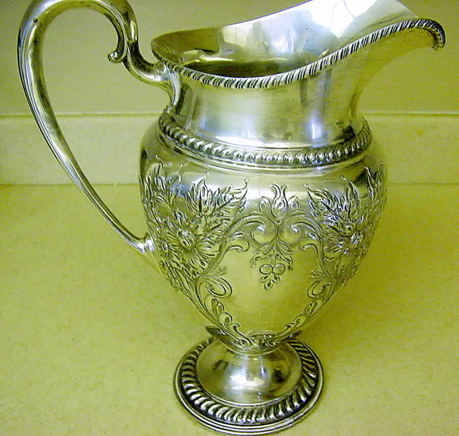 Champlain (Sterling, Hollowware) Sterling Water Pitcher by Ellmore-1