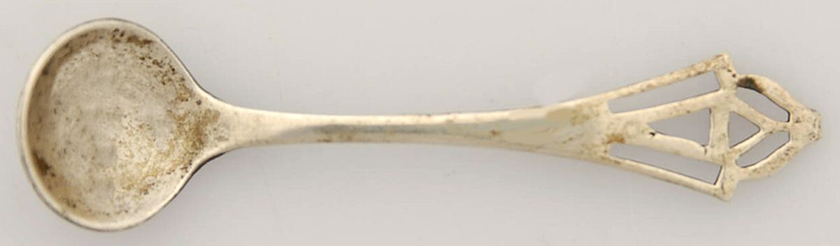 EPF1 (Sterling) Individual Salt Spoon by Eastwood-Park Co-1