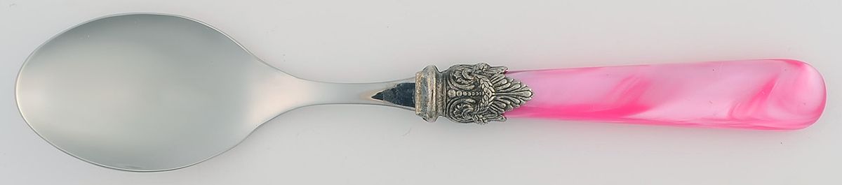 Napoleon-Pearl Pink (Stainless) Teaspoon by EME Flatware-1