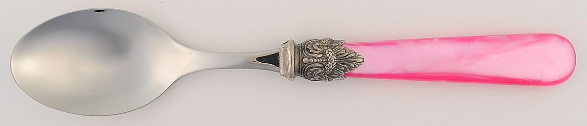 Napoleon-Pearl Pink (Stainless) Place/Oval Soup Spoon by EME Flatware-1