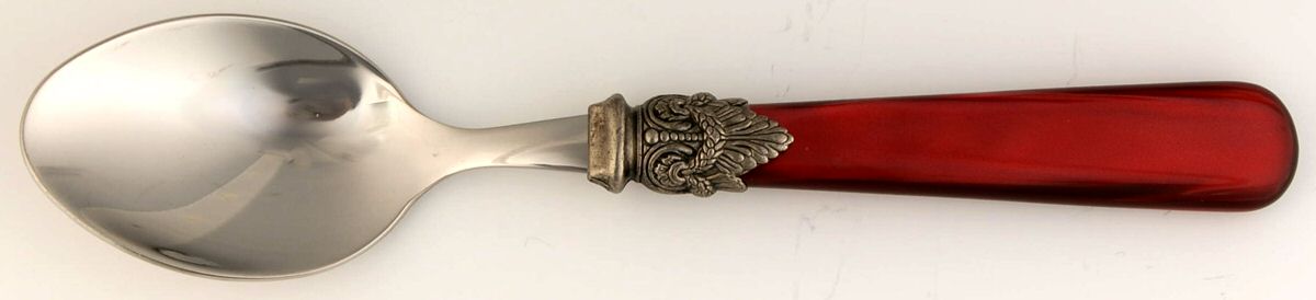 Napoleon-Pearl Red (Stainless Place/Oval Soup Spoon by EME Flatware-1