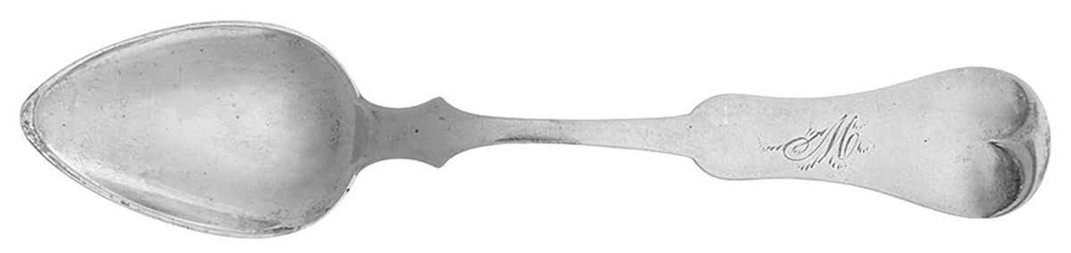 Coin Silver Flatware Teaspoon by Edward Edmund Mead (Meade)-4
