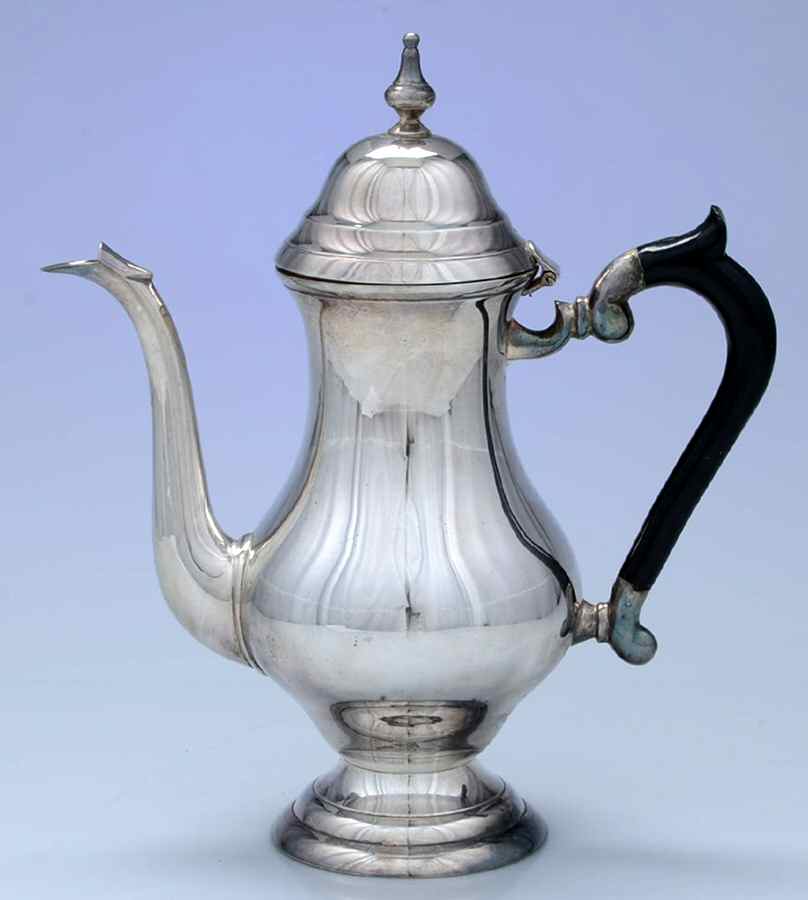 1779 (Silverplate, Hollowware) Silverplate Coffee Pot by Eales 1779 (Leonard Silver)-1