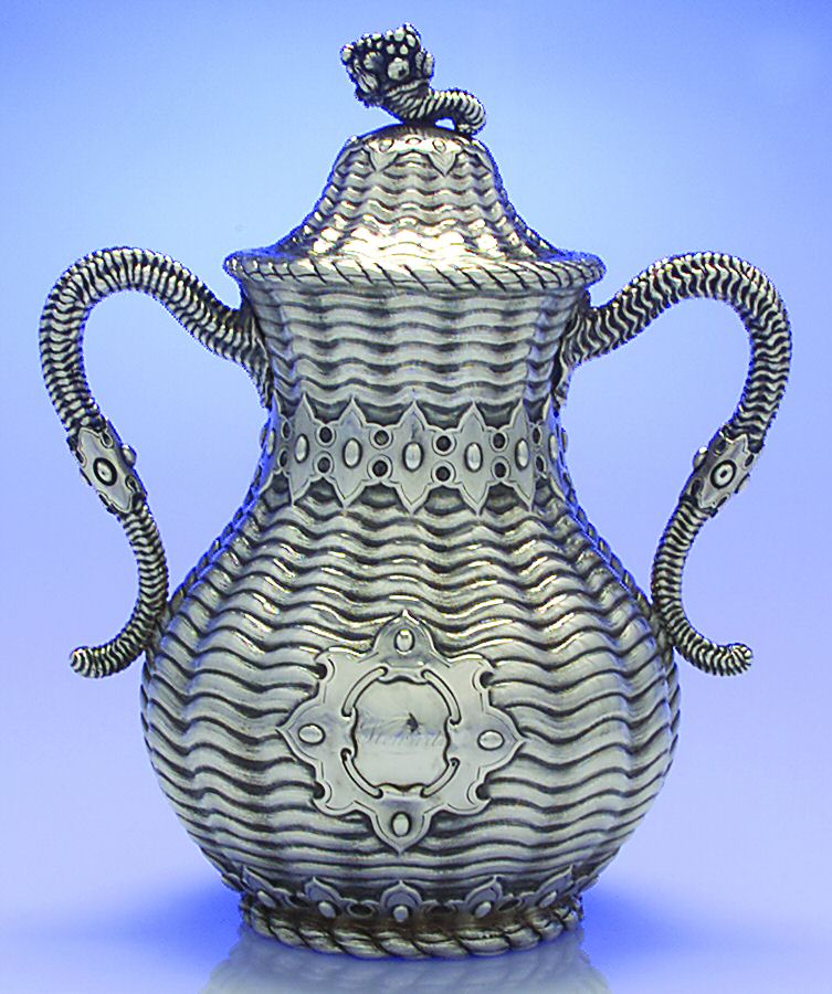 EFS1 (Coin, Hollowware) Sugar Bowl with Lid by Eoff & Shepard-1