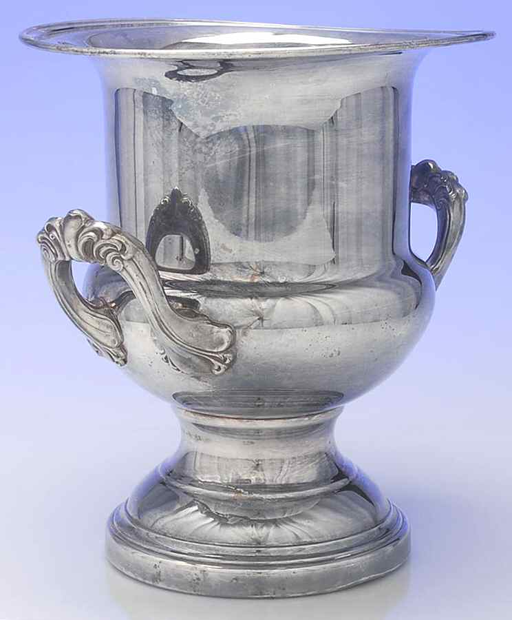Silverplate Hollowware Wine Cooler by Eales 1779 (Leonard Silver)-1