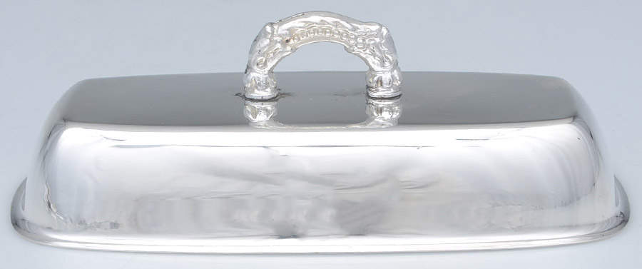 Silverplate Hollowware 1/4 Lb Butter Lid by English Silver Mfg Co.-1