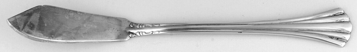 ESI16 (Silverplate) Flat Handle Master Butter Knife by Estia-1