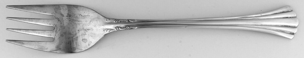 ESI16 (Silverplate) Medium Solid Cold Meat Serving Fork by Estia-1