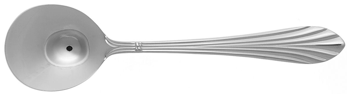 ILA1(Stainless) Round Bowl Soup Spoon (Cream Soup) by Amil-1