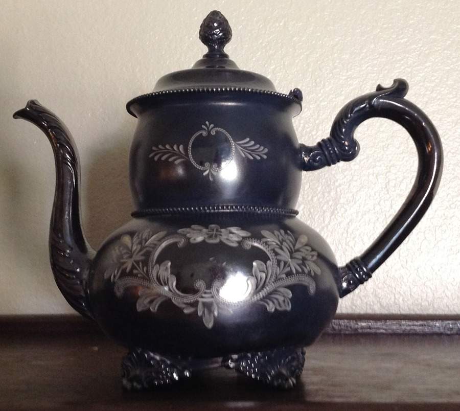 127 (Silverplate, Hollowware) Silverplate Coffee Pot by EG  Webster-1