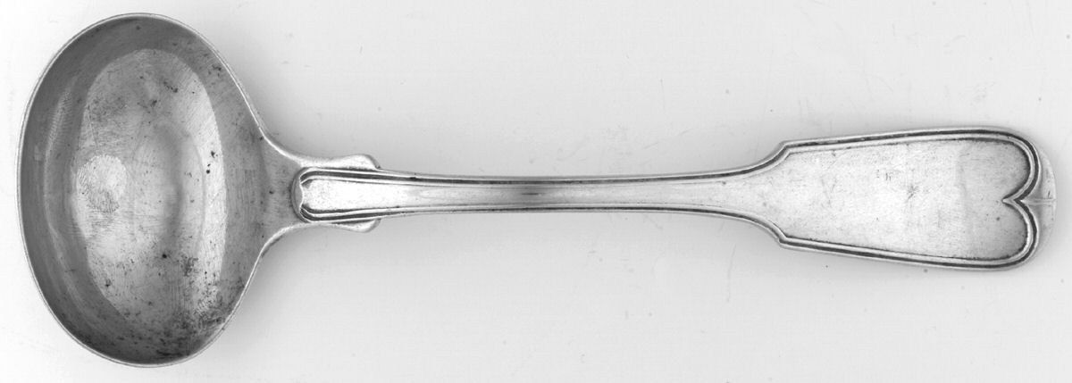 EAY1 (Coin) Solid Gravy Ladle by Edward A. Tyler-1