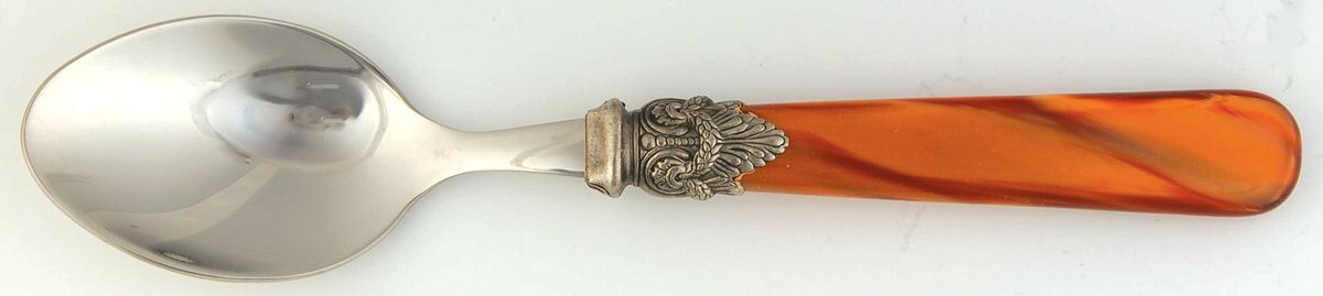 Napoleon-Pearl Copper (Stainless) Place/Oval Soup Spoon by EME Flatware-1