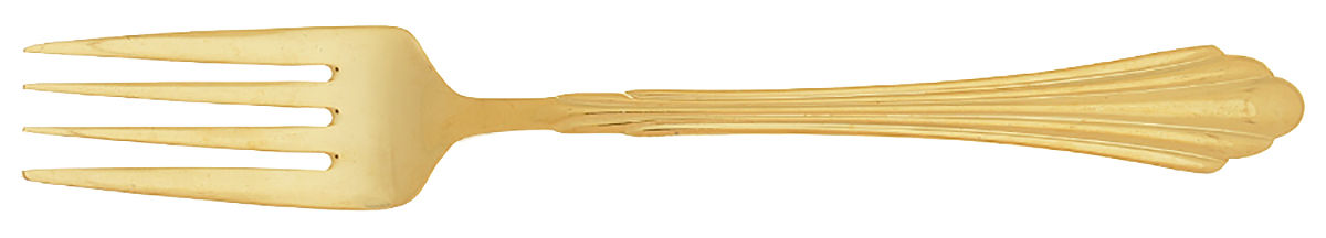 EXF25 (Gold Electroplate) Individual Salad Fork by Excel-1