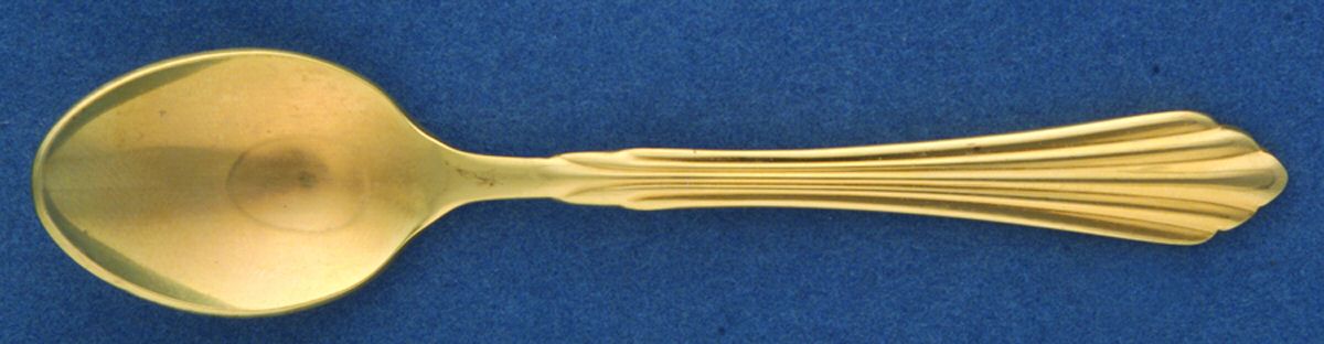 EXF25 (Gold Electroplate) Demitasse Spoon by Excel-1