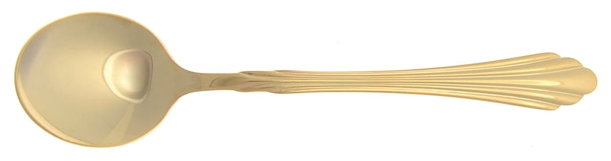 EXF25 (Gold Electroplate) Sugar Spoon by Excel-1