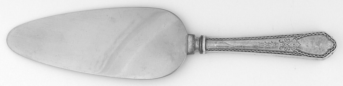 ELM5 (Sterling) Pie Server with Stainless Blade by Ellmore-1