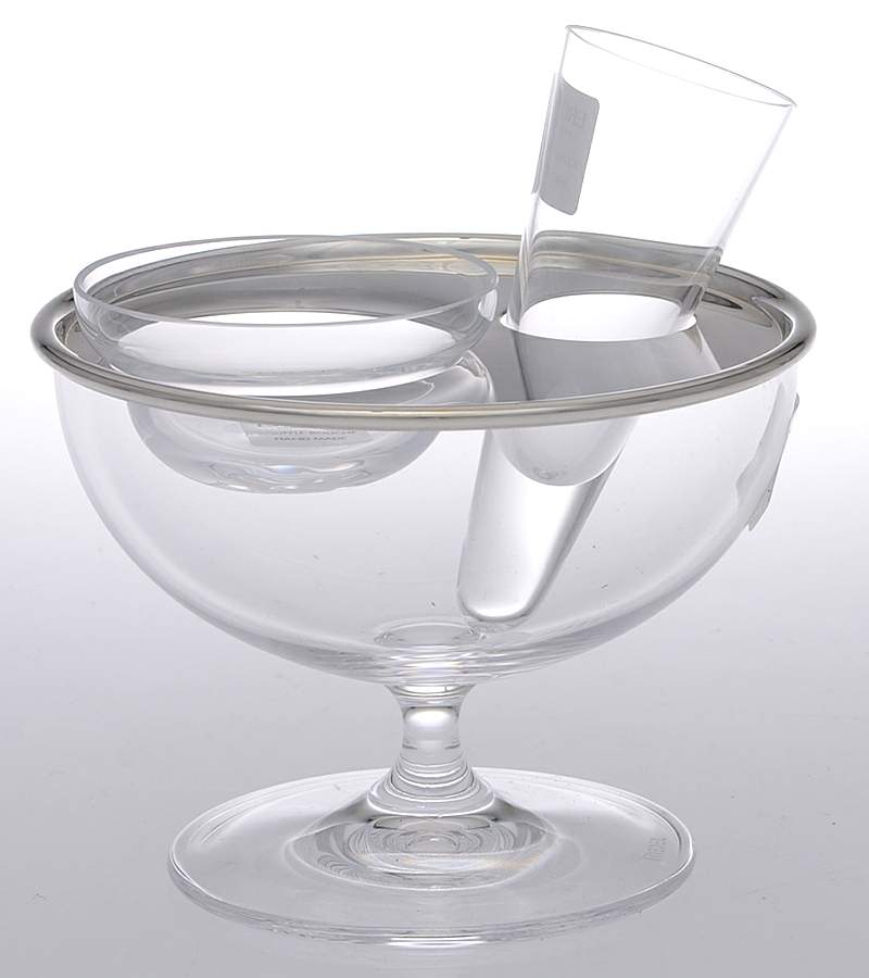 Silverplate Hollowware (4pc) Individual Caviar & Vodka Set by Ercuis-1