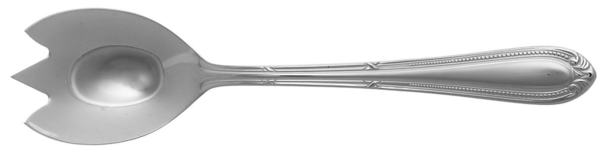 UNF1570 (Stainless) Pierced Tablespoon (Serving Spoon) by Unknown Mfg Silver-1