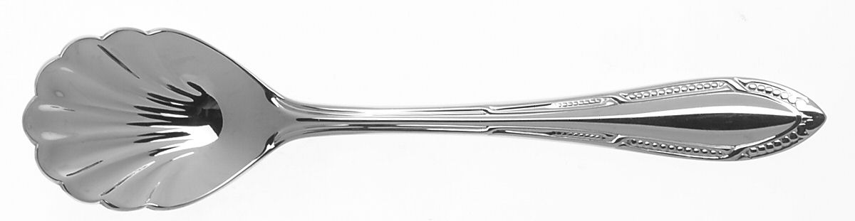 UNF1570 (Stainless) Sugar Shell Spoon by Unknown Mfg Silver-1
