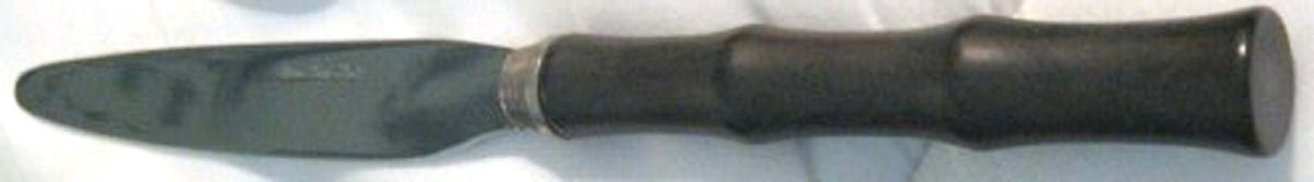 Acqua-Burnt Earth (Stainless) Modern Solid Knife by EME Flatware-1