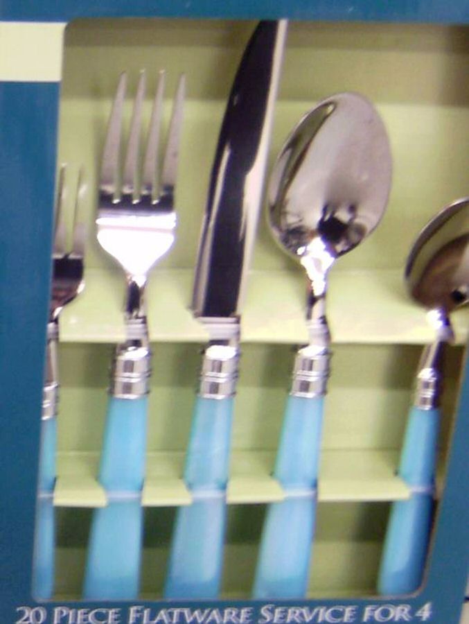 ECF1-Blue (Stainless) Fork by Echo Point-1