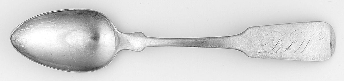 Coin Silver Flatware Teaspoon by Emmett T. Pell-1
