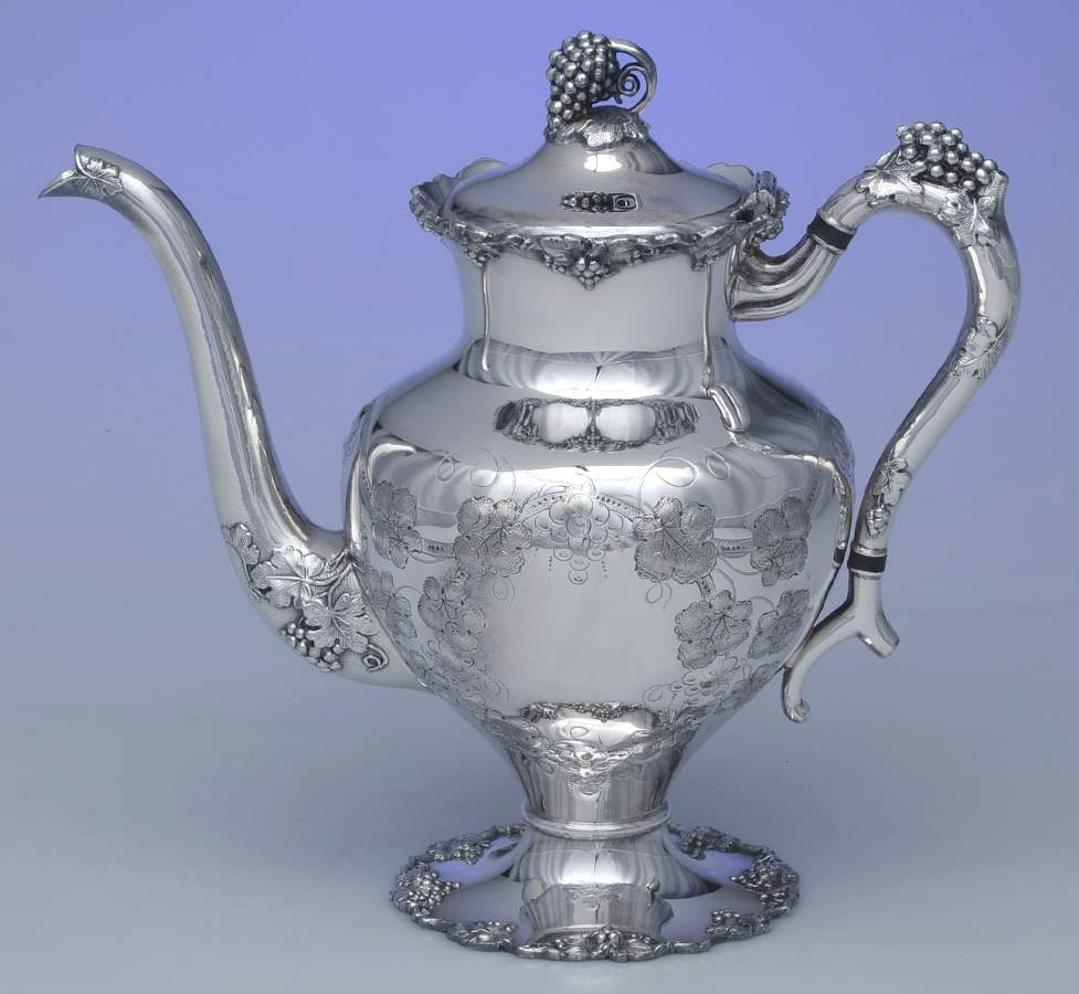5336 (Silverplate, Hollowware) Silverplate Coffee Pot by EG  Webster-1