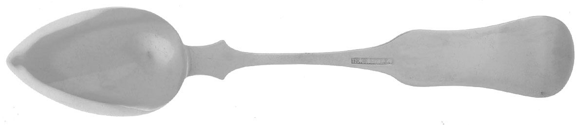 Coin Silver Flatware Dessert/Oval Soup Spoon by E. H. Hill-2