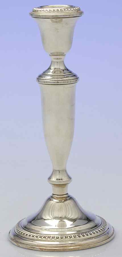 Sterling Candlesticks 8" Weighted Candlestick by Empire Silver Co-1