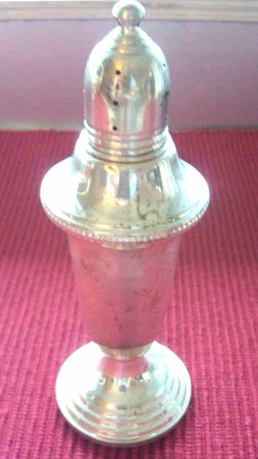 Sterling Salt & Pepper Sets Weighted Pepper Shaker by Empire Silver Co-1