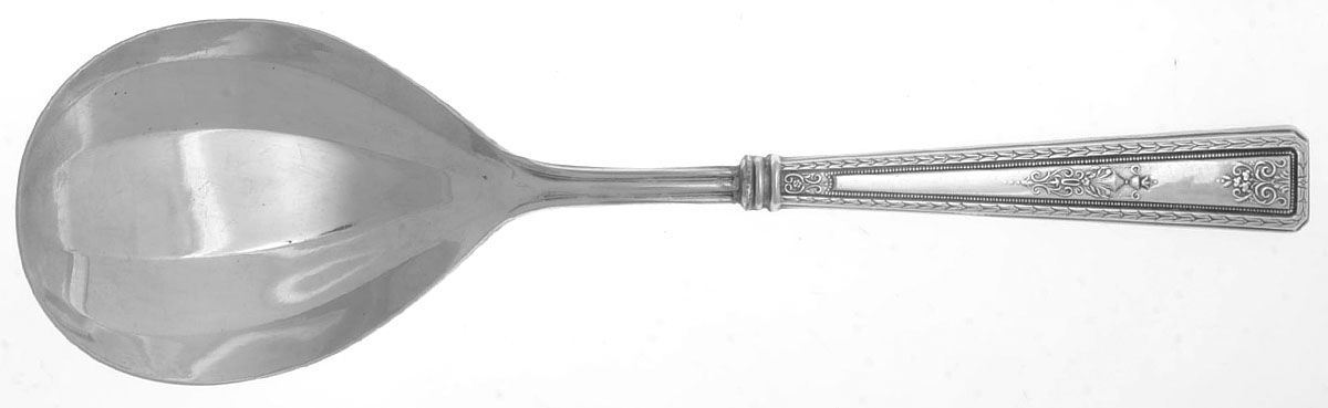 ELM8 (Sterling) Casserole Spoon with Silverplate Shell Bowl by Ellmore-1