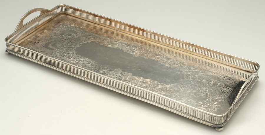 5080 (Silverplate, Hollowware) 20" Rectangular Tray by EG  Webster-1