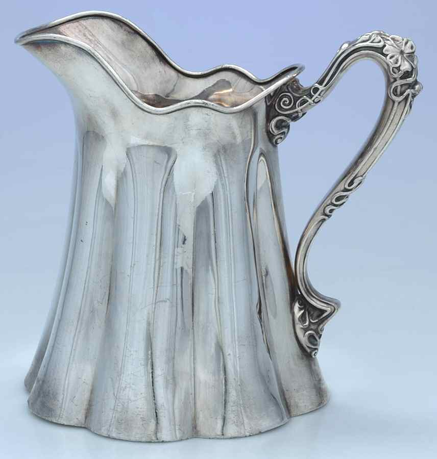 132 (Silverplate, Hollowware) Pitcher by EG  Webster-1